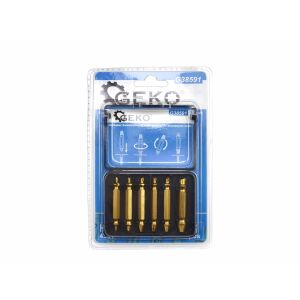 Geko HSS4341 Set de extractoare de șuruburi din 6 piese în ambalaj - Accesorii pentru unelte
