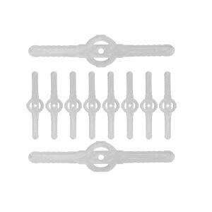 Set 10 lame pentru trimmer, 150 mm, Red Technic 114357707 - Mașină de tuns iarba și accesorii pentru margini