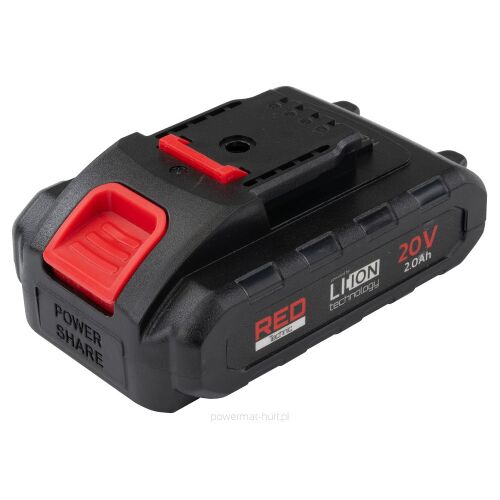 Red Technic 20V 2.0Ah Li-Ion akkumulátor kerti ollóhoz - Red Technic