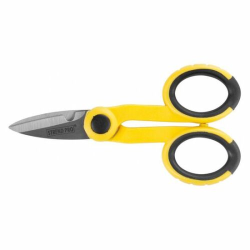 Strend Pro kábelvágó és csupaszító olló, 145 mm, sárga - Strend Pro