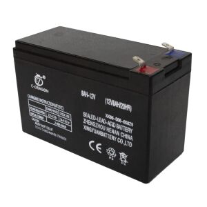 C-Dragon 12V 8Ah akkumulátor permetezőszivattyúhoz - zárólemez akkumulátor, 20 órás - Akkumulátor