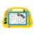Magic Scribbler Baby Dinosaur mágneses rajztábla, sárga és kék színben, fogantyúval, tollal és dinoszaurusz mintákkal