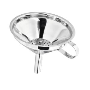 Filtračný lievik Judge Kitchen, nerezová oceľ, 11x12,5 cm, strieborná 114358928 - Kuchynské lieviky