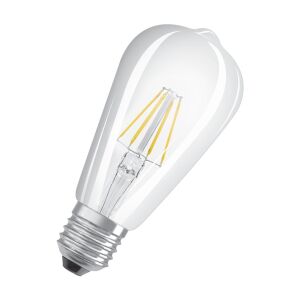 Vizualizare în unghi a becului LED Osram E27 Edison - Osram Becuri