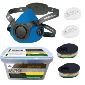 Secura 3000 ADR Anti-Gift Halbmaske 114362038 - Schutzausrüstung