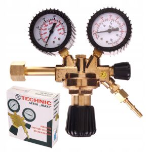 Reductor de presiune CO2 Argon ZR-39C, 2 manometre 114362114 - Construcții și renovări