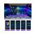 Symphony 18 in 1 Wireless Ambient Light Kit für Auto mit LED, Acryl, transparentes Klebeband - Bluetooth-App-Steuerung