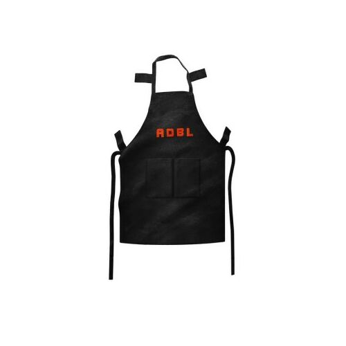 Şorţ de detailing ADBL, şorţ de detailing negru cu două buzunare, pentru detailing auto