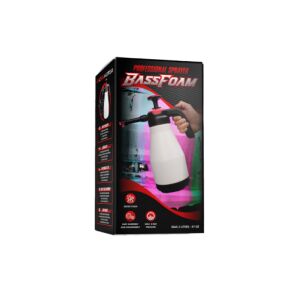 Bass Motor Bass Foam Professional Sprühgerät, 2L - Produktverpackung mit dem 2-Liter-Schaumsprüher für die Autowäsche. - Sprühgeräte