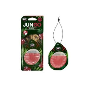 Oświeżacz powietrza do samochodu K2 Jungo Cherry, wiszący, zapach wiśni, 45 dni - K2