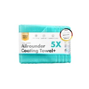 Chemicalworkz Allrounder Coating Towel 350 GSM 40x40 cm, türkis, 5er Set 114363379 - Mikrofasertücher