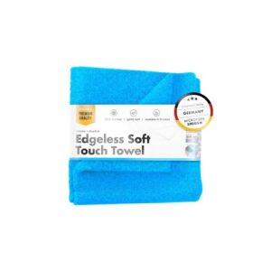 Jemná utierka do auta Chemicalworkz Edgeless Soft Touch Towel, 500 GSM, 40x40 cm modrá 114363401 - Utierky z mikrovlákna