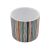 Ceramiczna maska doniczkowa wielobarwne paski 11cm 114366902