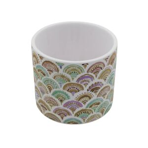 Керамична саксия маска абстрактен модел 11см