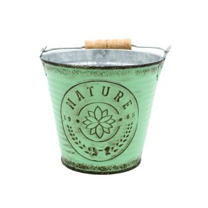 Grüner Eimer Blumentopf 10,5cm 114366998 - Blumentöpfe