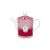 Ceainic din porțelan, Pip Studio, Medallion Red-Pink, 1.3l, colecția Love Birds 114367033