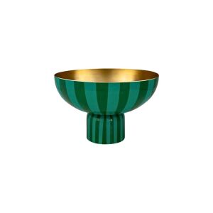 Hohes Metalltablett, Pip Studio, Stripes Green, 30x30x20cm, Others-Kollektion 114367041 - Pip Studio