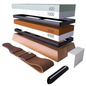 Комплект камъни за заточване Kraft&Dele KD10576 с аксесоари - Острилка за ножове