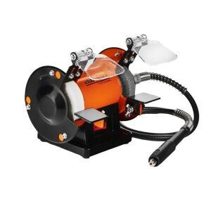 Polizor de banc Kraft&Dele KD567 cu protecție pentru ochi și arbore flexibil - Scule electrice & Unelte