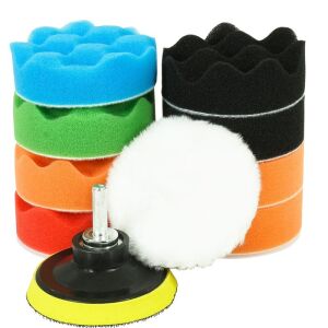 Set 10 piese polish auto profesional, Verke, V08119, 80 mm 121747422 - Accesorii pentru unelte