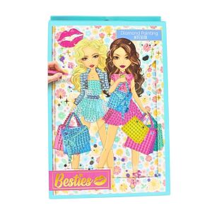 Notebook Besties, Diamond Painting, model 2 friends, tyrkysová 114367830 - Súpravy pre umenie a remeslá