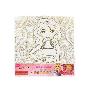 Картина по номера върху платно, 30х30 см, Besties, модел принцеса 114367845 - Изкуства и хобита