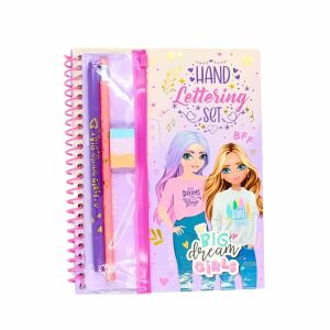 Handbeschriftungsset „Big Dream Girls“ – Bleistift, Kugelschreiber, Radiergummi und kreative Schablonen