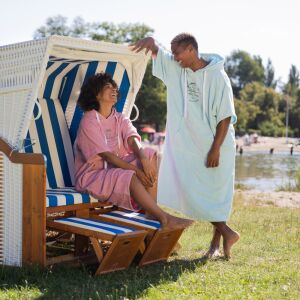 Homelevel Unisex szörfponcsó, S-M, rózsaszín, organikus pamut, 54981.19 114368819 - Homelevel