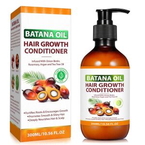 Balsam de Par cu Ulei de Batana pentru Cresterea Parului, Intarirea Radacinilor Firului de Par, Infuzat cu Biotina, Rozmarin, NOVA KISS®, 300 ml 114373172 - Balsam de păr