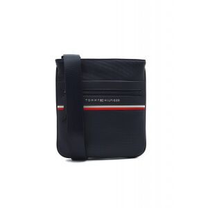 Tommy Hilfiger Herren dunkelblaue Stripe Mini Crossover Tasche, Modell AM0AM10298, Vorderansicht - Tommy Hilfiger
