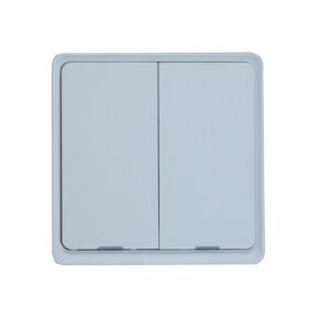 RSH ESW-2WAA-EU WiFi - SMART, fali, mechanikai gombos világítás kapcsoló, 2 kapcsolóval - Tuya App, Google Home, Amazon