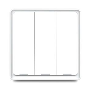 RSH ESW-3WAA-EU WiFi - SMART, fali, mechanikai gombos világítás kapcsoló, 3 kapcsolóval - Tuya App, Google Home, Amazon