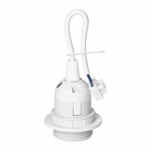 Gniazdo żarówki E27 Virone LH/E27-27/W/PZ, z kołnierzem, kablem i listwą 114374118 - Virone