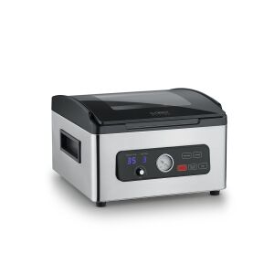 Устройство за вакуумиране и запечатване с камера Caso Germany, VacuChef 700, висока мощност на засмукване 70 литра/мин, двойно запечатване, регулируемо...