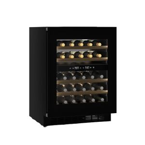 Caso Germany WineDeluxe WDU 36 fekete beépíthető borhűtő, dupla zónás, 36 palackos - Borhűtő