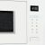 Exquisite beépíthető mikrohullámú sütő, fehér, vezérlőpanel