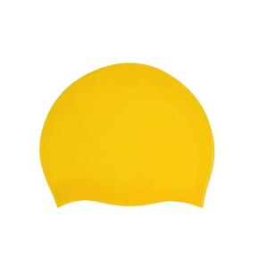 Najlepszy sportowy silikonowy kask pływacki, dla dorosłych, żółty 115207449 - Czepek pływacki