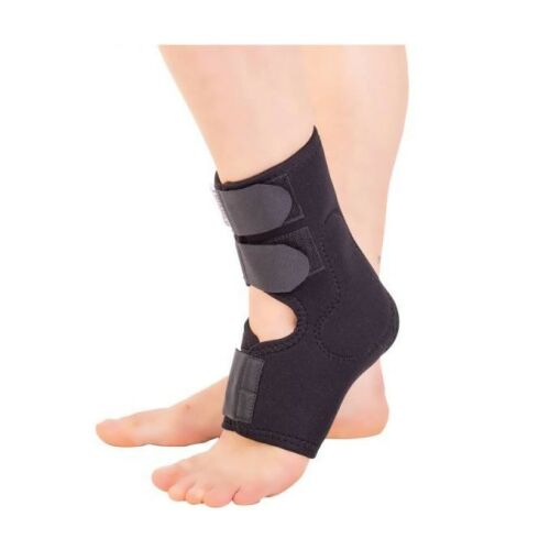 Pohyblivá členková ortéza s predným uzáverom a bočnými vankúšikmi Triamed Malleofix, SRT310, Black, 4