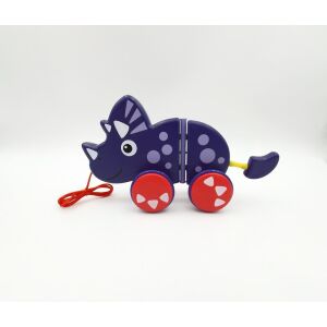 Húzós játék Aguu, Orrszarvú, Lila