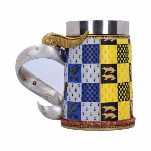 Nemesis Now Harry Potter Złoty Znicz kubek z motywami domów Hogwartu Ravenclaw i Hufflepuff - Kubek