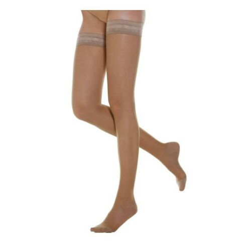 Ciorapi elastici compresie medie, Relaxsan, pana la coapsa, Bej, 1 115207932