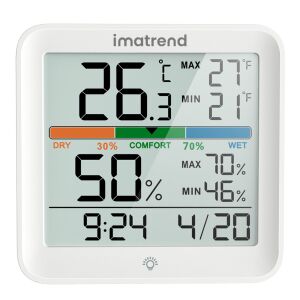 IMA Trend YG5275 Pro цифров стаен термометър и влагомер с индикатор за ниво на комфорт - Стаен термометър