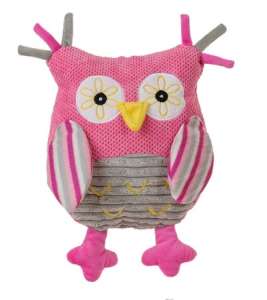 BabyOno plüss csörgő #rózsaszín bagoly 30311143