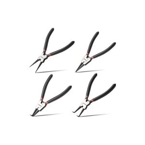 Gyűrűszegző fogó szett 4 db-os, precíziós kéziszerszám készlet Bigstren 22159 szerelési munkákhoz 114382348 - Bigstren