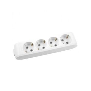 Block 4 Steckdosen X-tendia Panasonic, Weiß