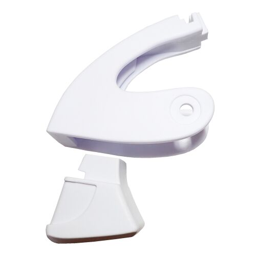 Csere tartó és fék - nem összeszerelt - felnőtt in-line korcsolyához - 1 db fehér