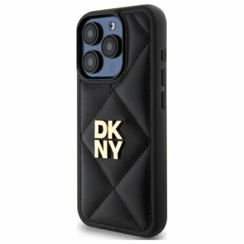 DKNY steppelt iPhone 15 Pro Max tok fekete színben arany logóval - Telefon