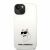 Karl Lagerfeld Silicone Choupette tok iPhone 14 Plus-hoz, fehér, hátulnézet