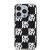 DKNY IML Kockás Mono Pattern tok iPhone 15 Pro-hoz - fekete