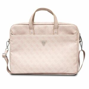 Guess Saffiano 4G Triangle Logo táska egy 16"-os laptophoz - rózsaszín 114404145 - Laptop táska és tok